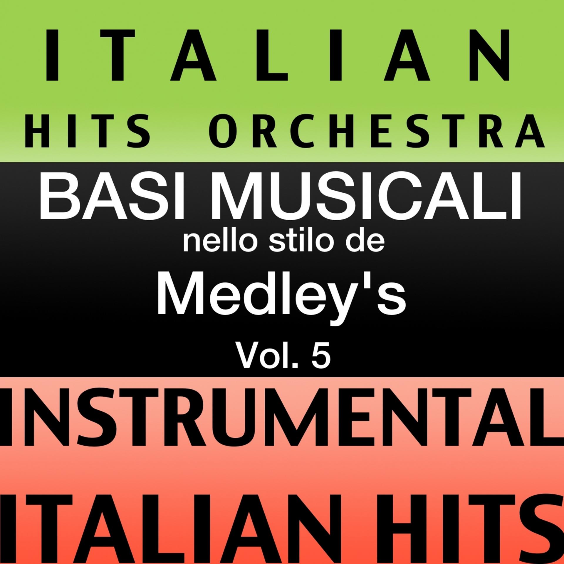 Постер альбома Basi musicale nello stilo dei medleys (instrumental karaoke tracks) Vol. 5