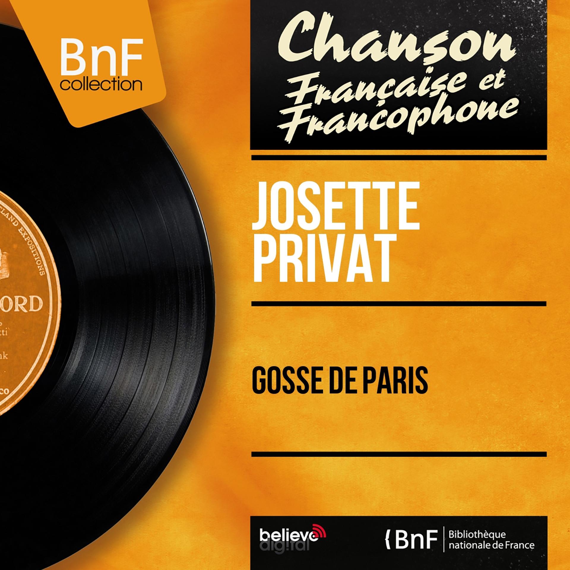 Постер альбома Gosse de Paris (Mono Version)