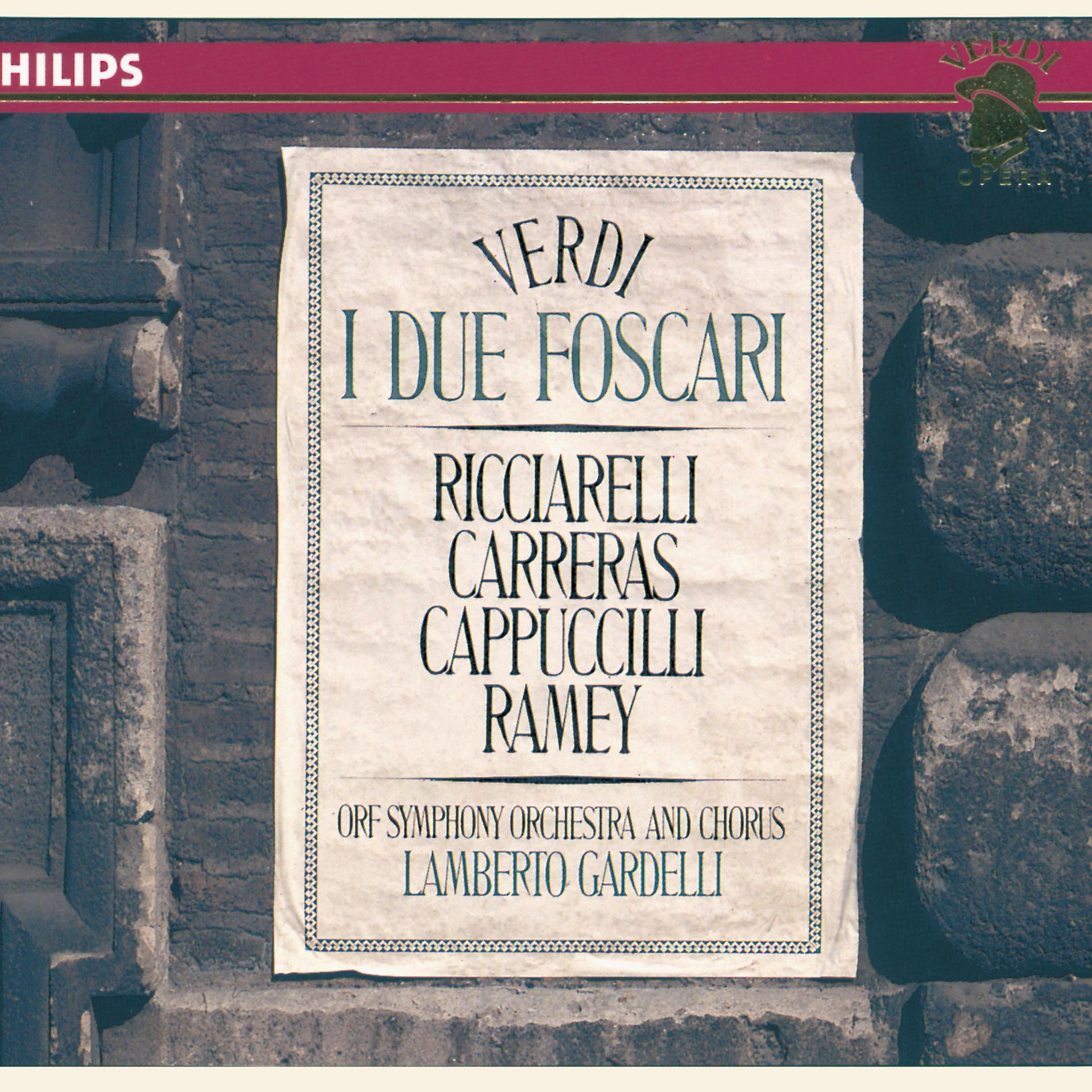 Постер альбома Verdi: I Due Foscari