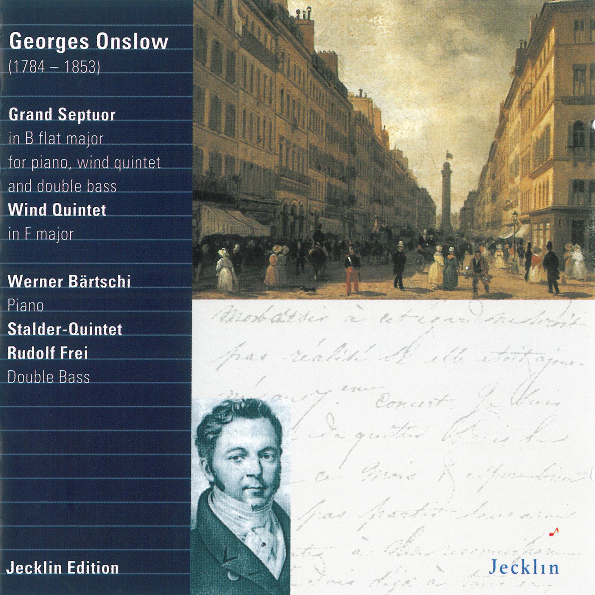 Постер альбома Georges Onslow: Grand Septuor & Wind Quintet