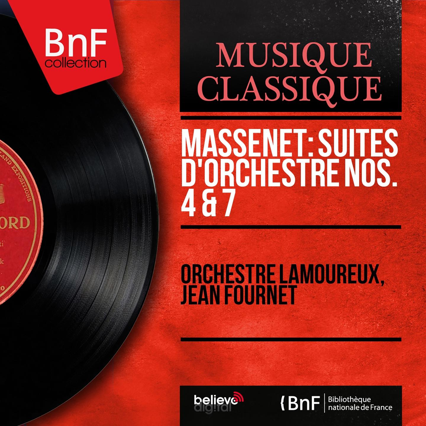 Постер альбома Massenet: Suites d'orchestre Nos. 4 & 7 (Mono Version)