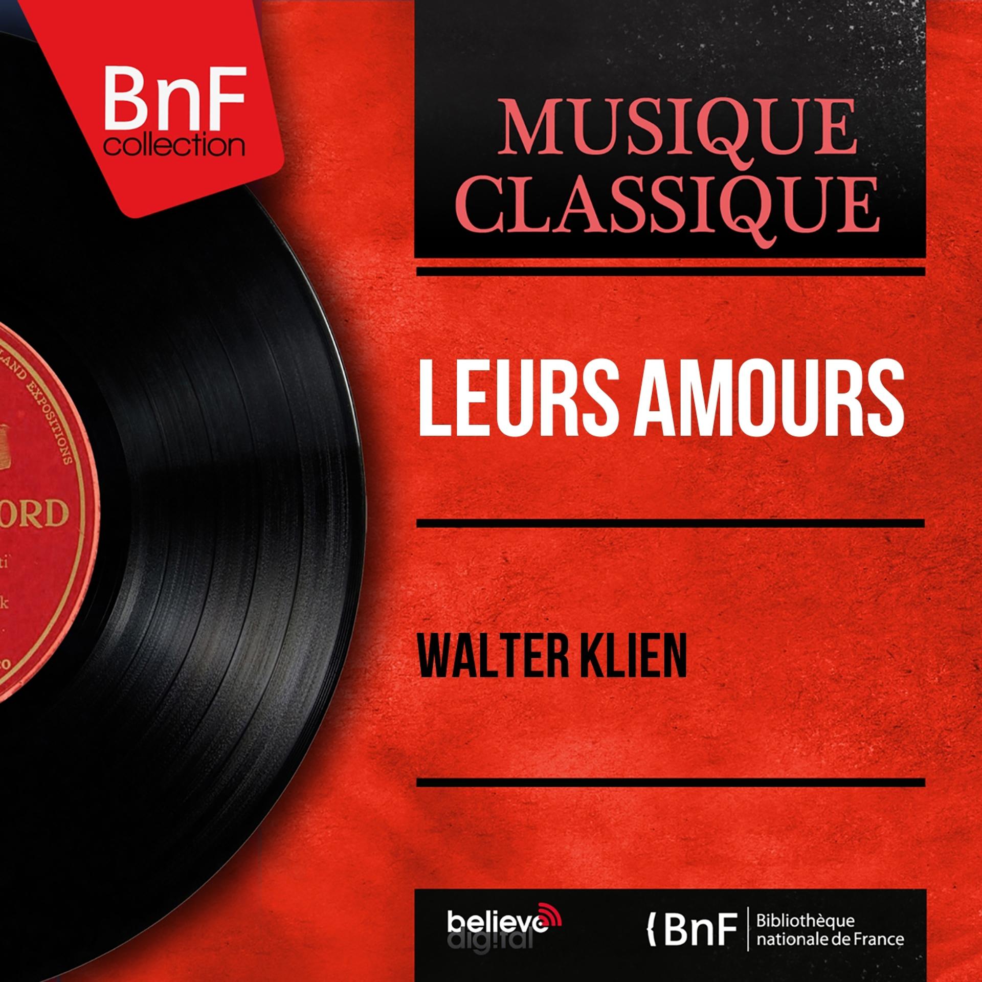 Постер альбома Leurs amours (Mono Version)