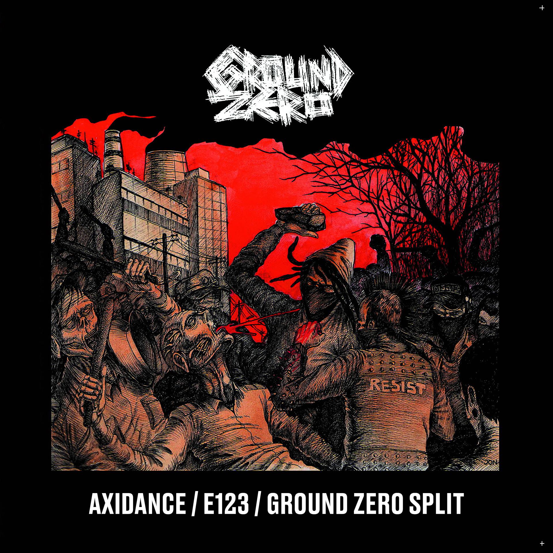 Постер альбома Axidance / E123 / Ground Zero Split