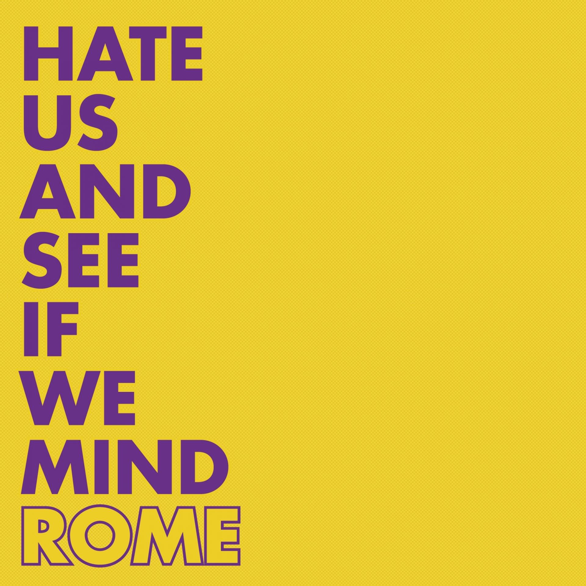 Постер альбома Hate Us and See If We Mind