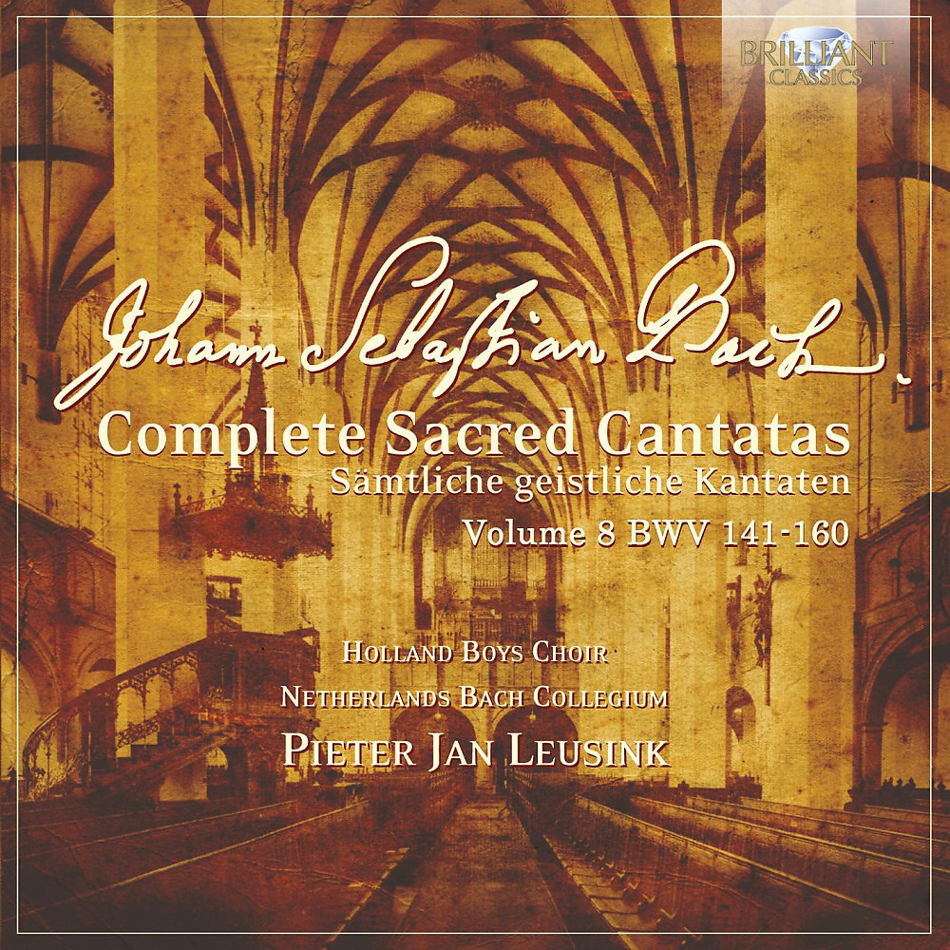 Постер альбома J.S. Bach: Complete Sacred Cantatas Vol. 08, BWV 141-160