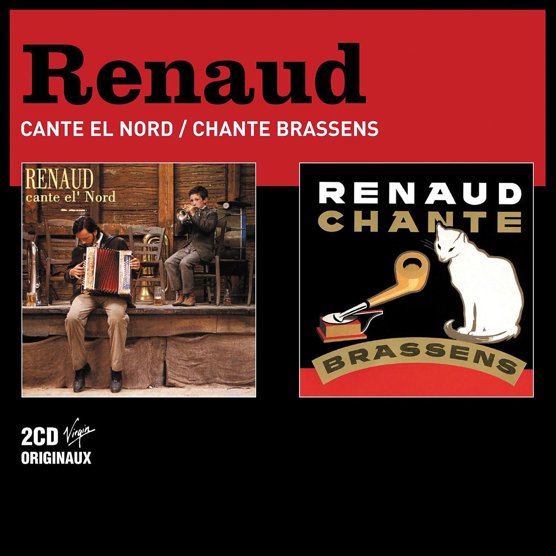 Постер альбома renaud cante el' nord / renaud chante brassens