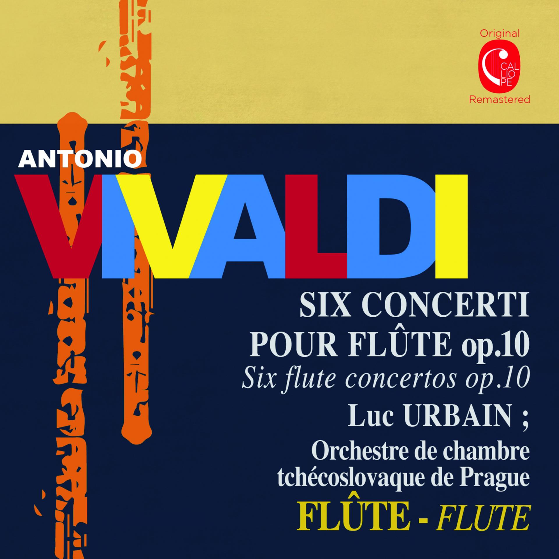 Постер альбома Vivaldi: Six concerti pour flûte, Op. 10
