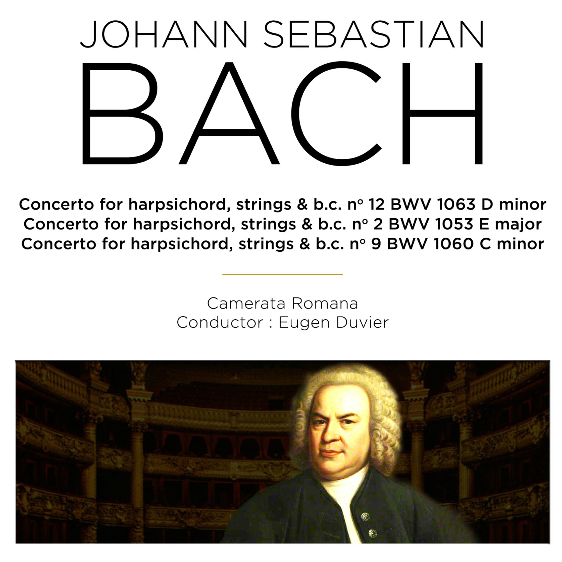 Постер альбома Bach: Harpsichord Concertos, BWV 1063, 1053 & 1060