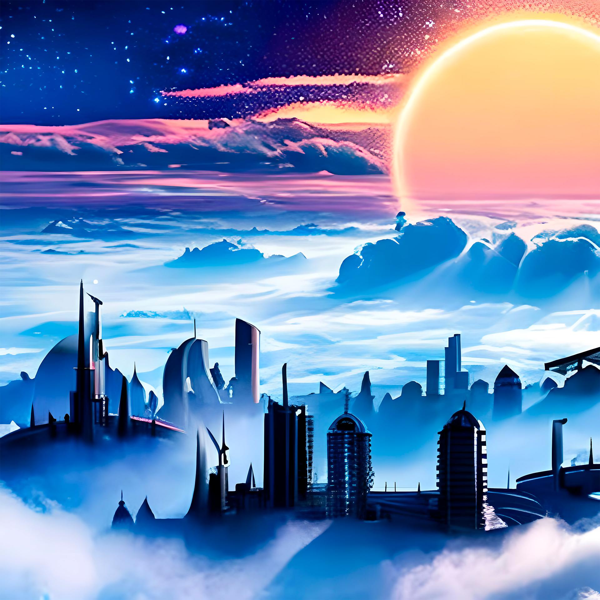 Постер к треку Boe Sci-Fi FUSION - The Clouds of Rhea