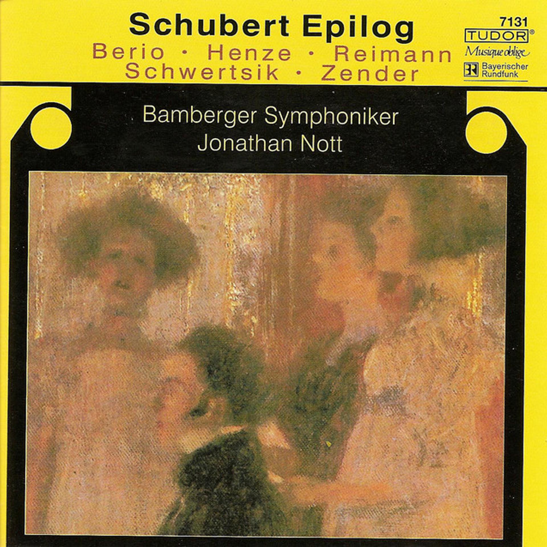 Постер альбома Berio, L.: Rendering / Zender, H.: Chore / Reimann, A.: Metamorphosen On A Minuet of Franz Schubert (Schubert Epilog)