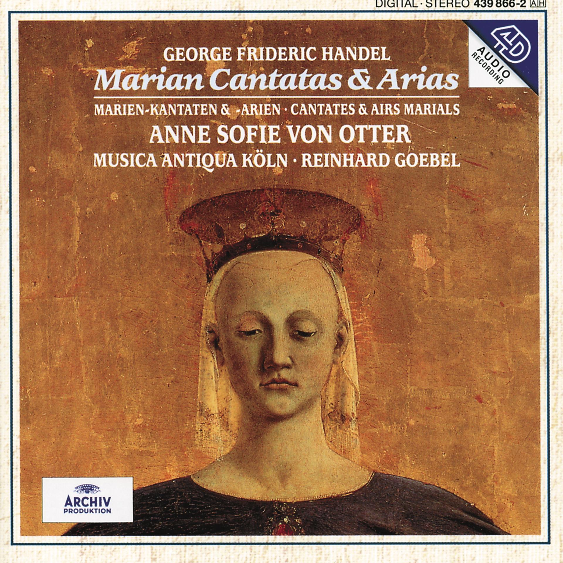 Постер альбома Handel: Marian Cantatas And Arias