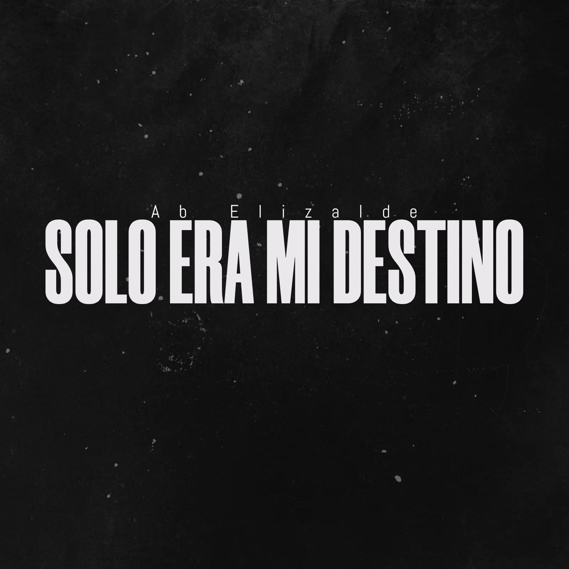 Постер альбома Solo Era Mi Destino