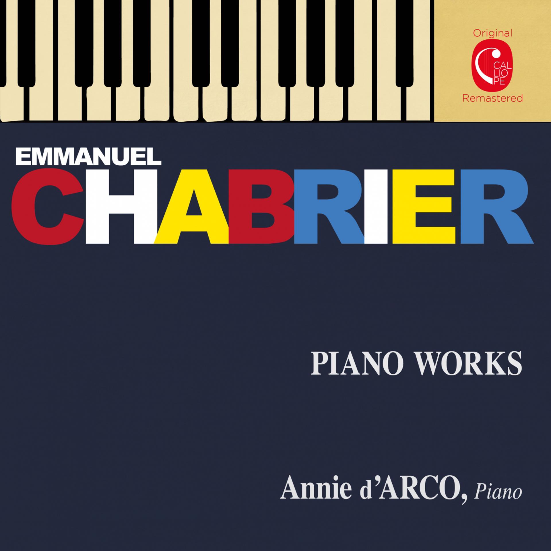 Постер альбома Chabrier: Pièces pour piano