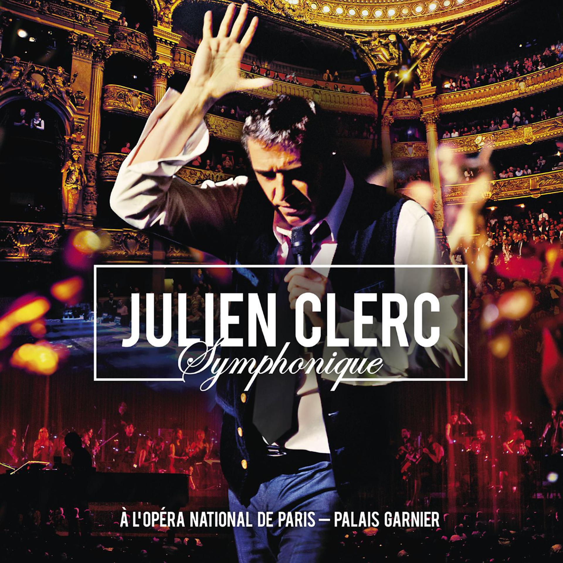 Постер альбома Julien Clerc Symphonique (Live à l’Opéra National de Paris, Palais Garnier, 2012)