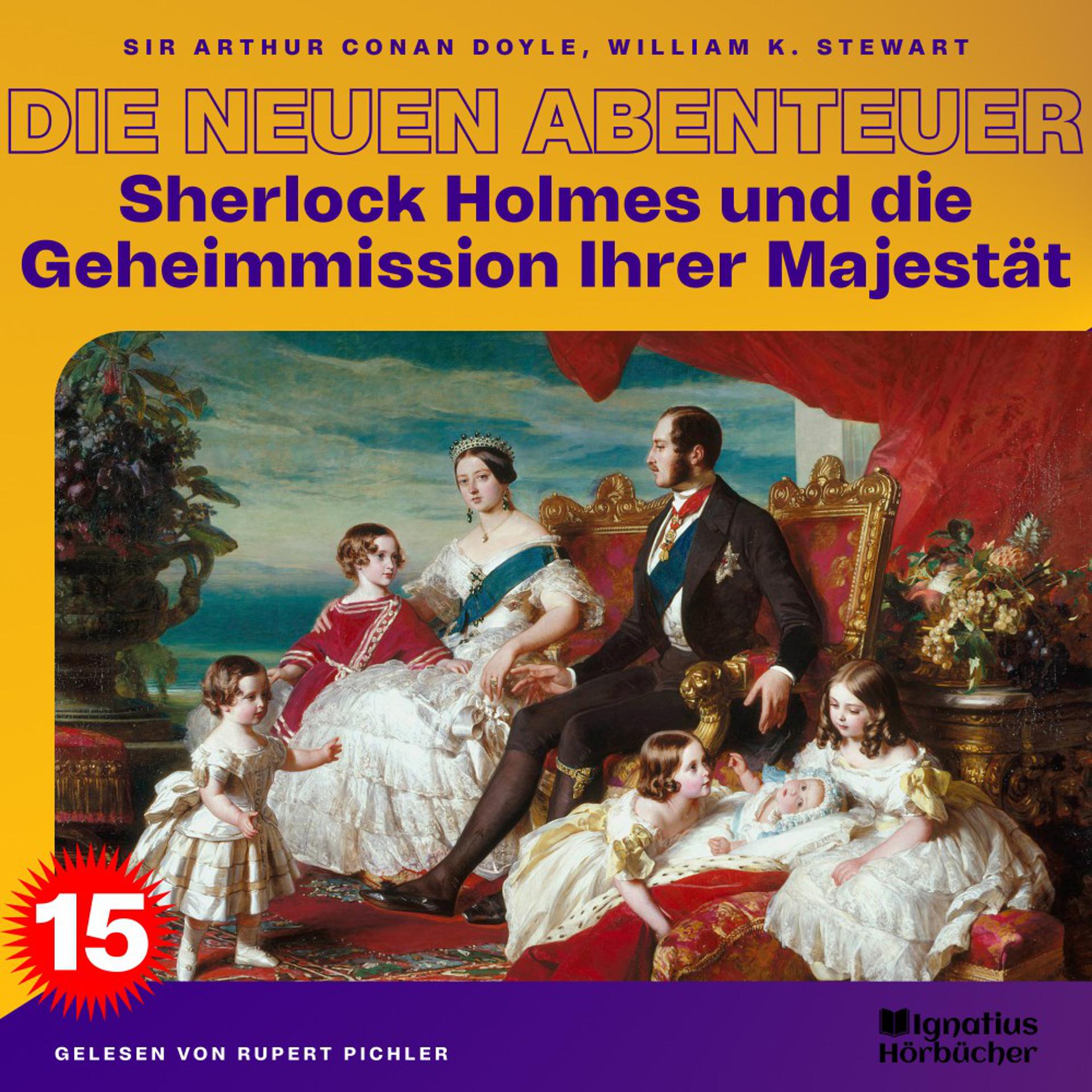 Постер альбома Sherlock Holmes und die Geheimmission Ihrer Majestät (Die neuen Abenteuer, Folge 15)