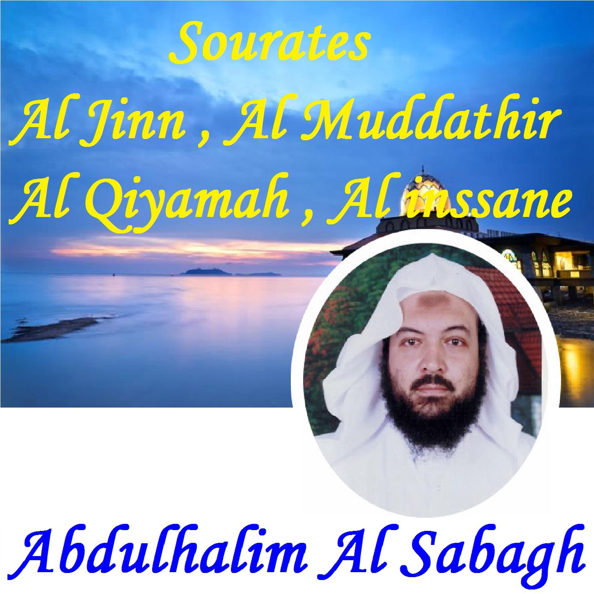 Постер альбома Sourates Al Jinn , Al Muddathir , Al Qiyamah , Al inssane