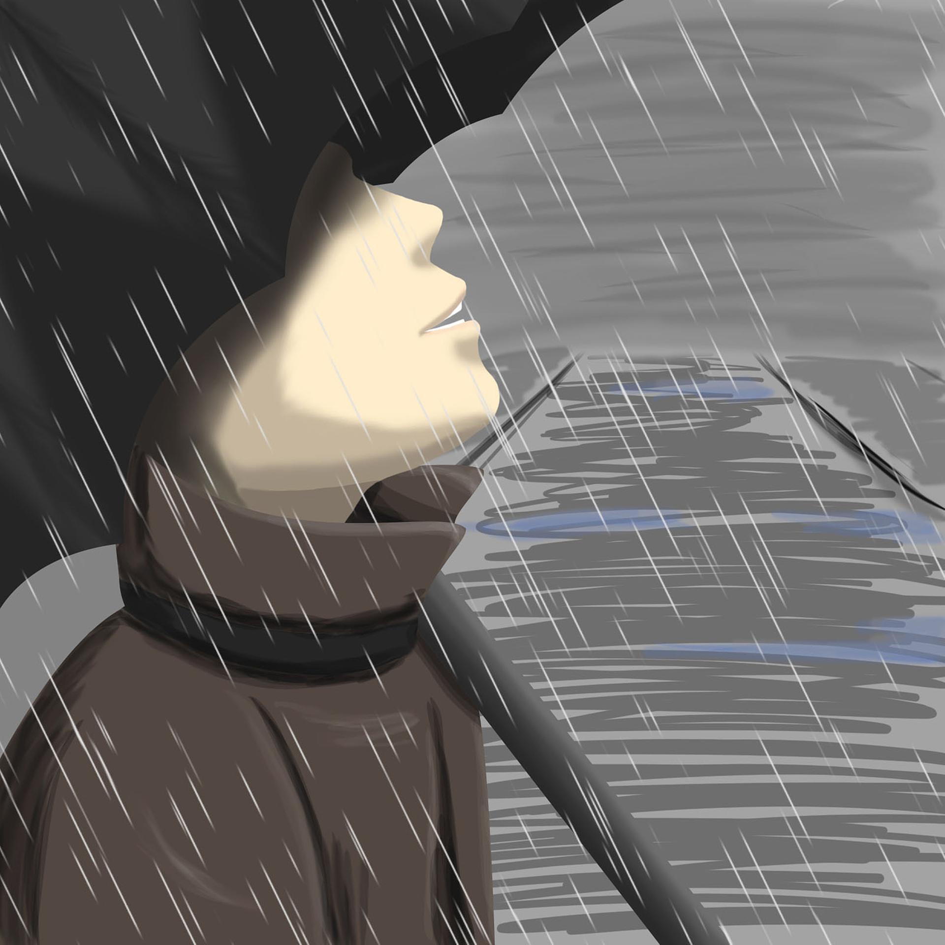 Постер альбома Одинокий путник под зонтом