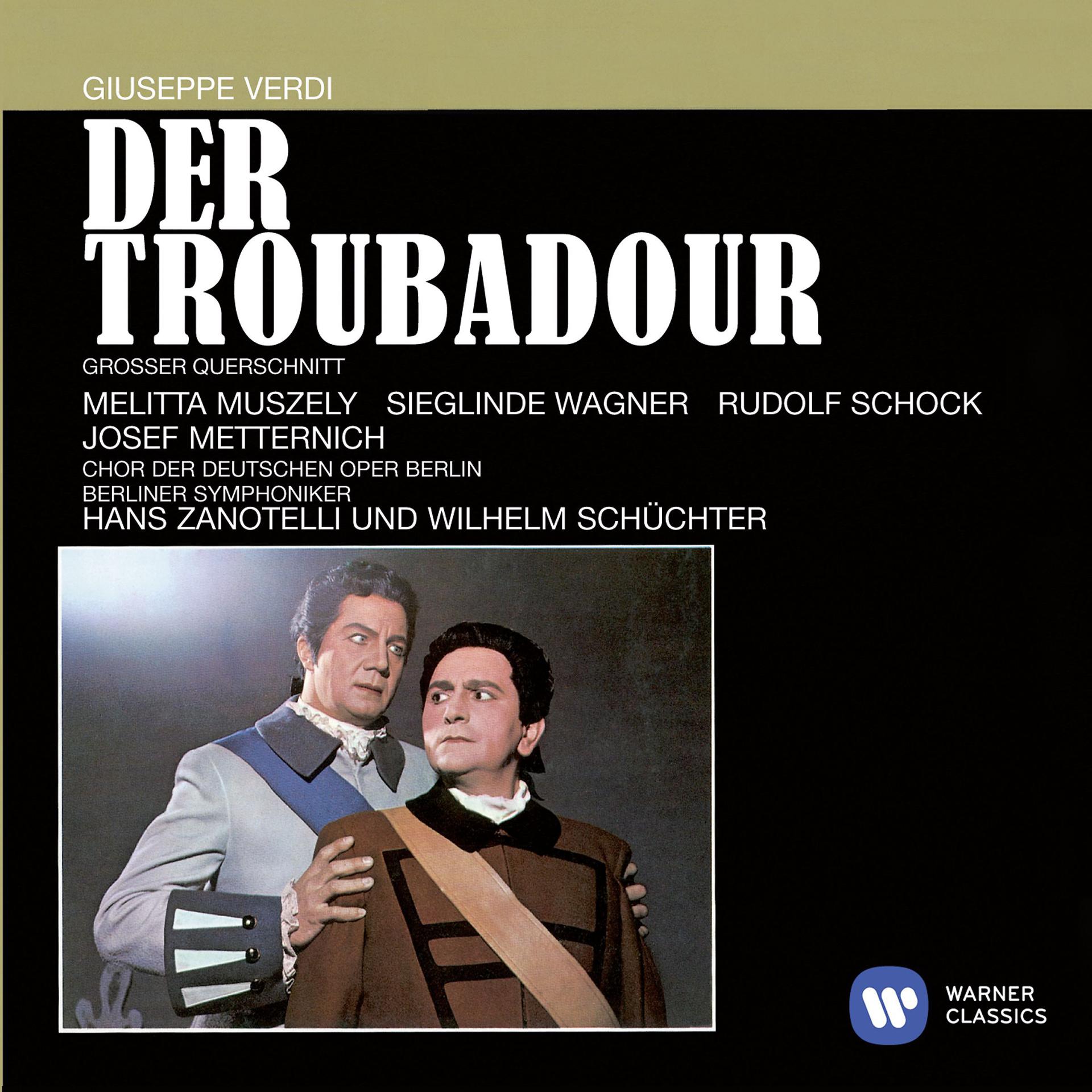 Постер альбома Verdi auf Deutsch: Der Troubadour