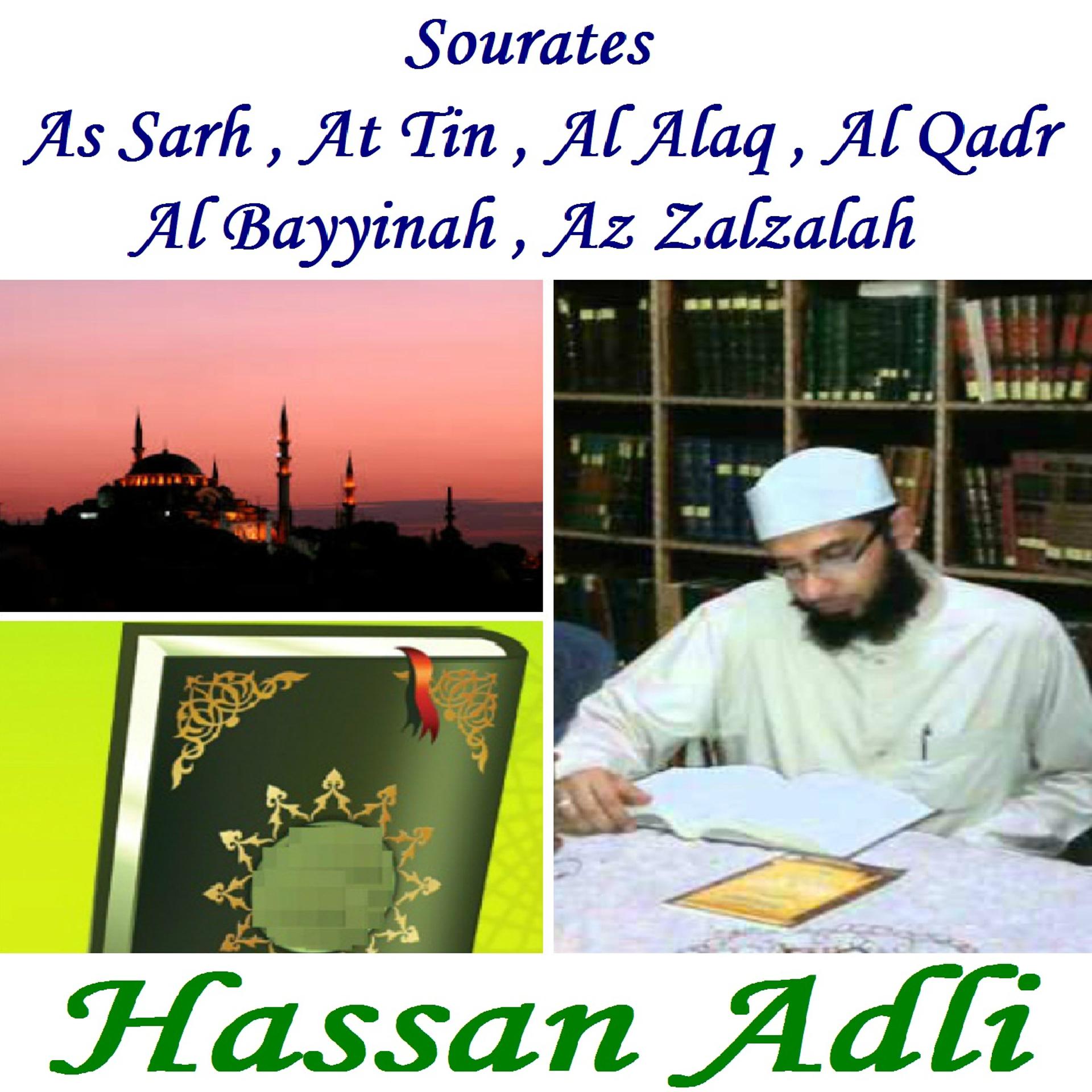 Постер альбома Sourates As Sarh , At Tin , Al Alaq , Al Qadr , Al Bayyinah , Az Zalzalah