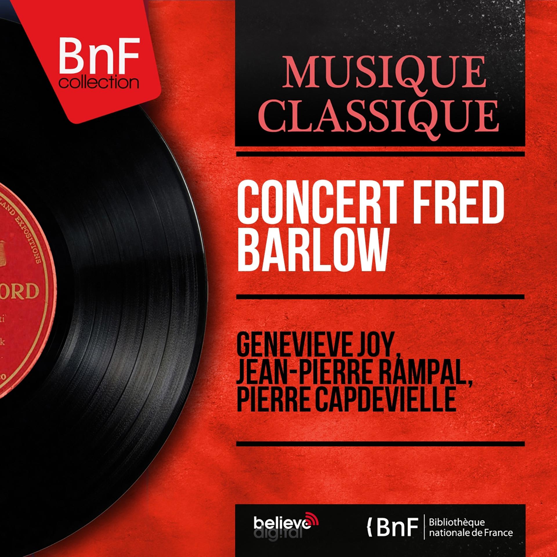 Постер альбома Concert Fred Barlow (Mono Version)