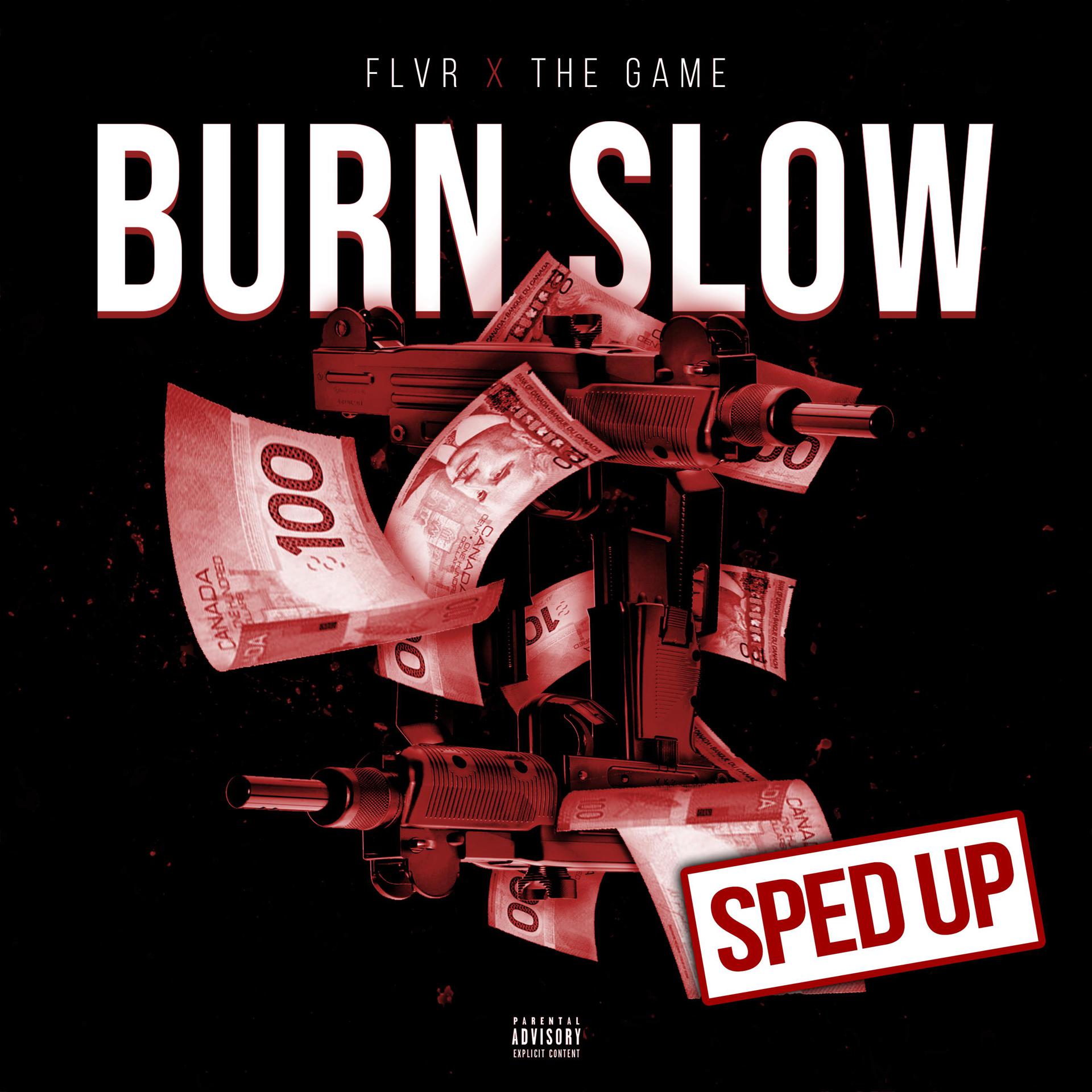 Постер альбома Burn Slow (Sped Up) (feat. The Game)