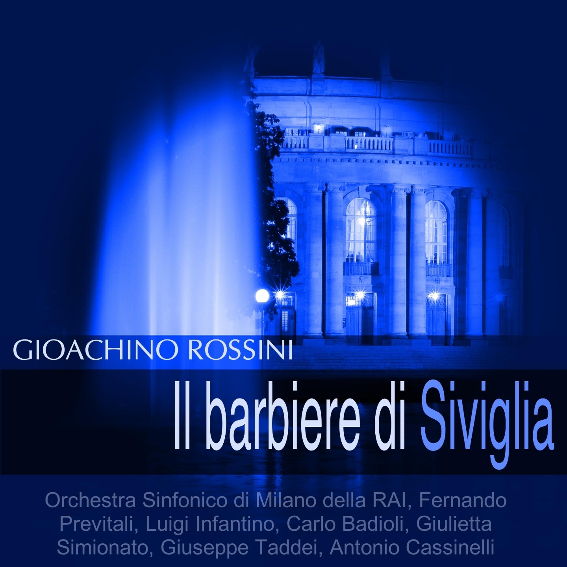 Постер альбома Rossini: il barbiere di siviglia
