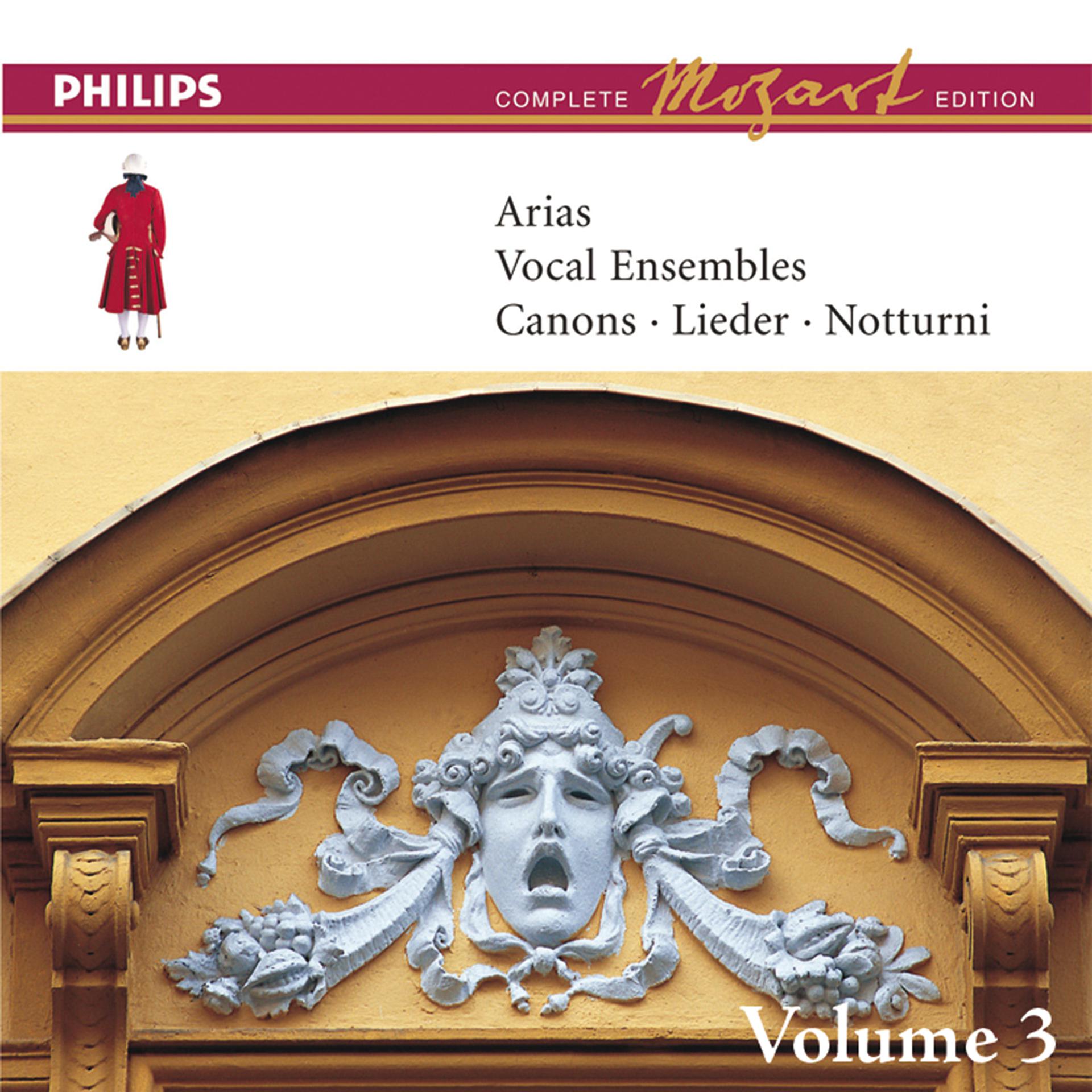 Постер альбома Mozart: Arias, Vocal Ensembles & Canons - Vol.3