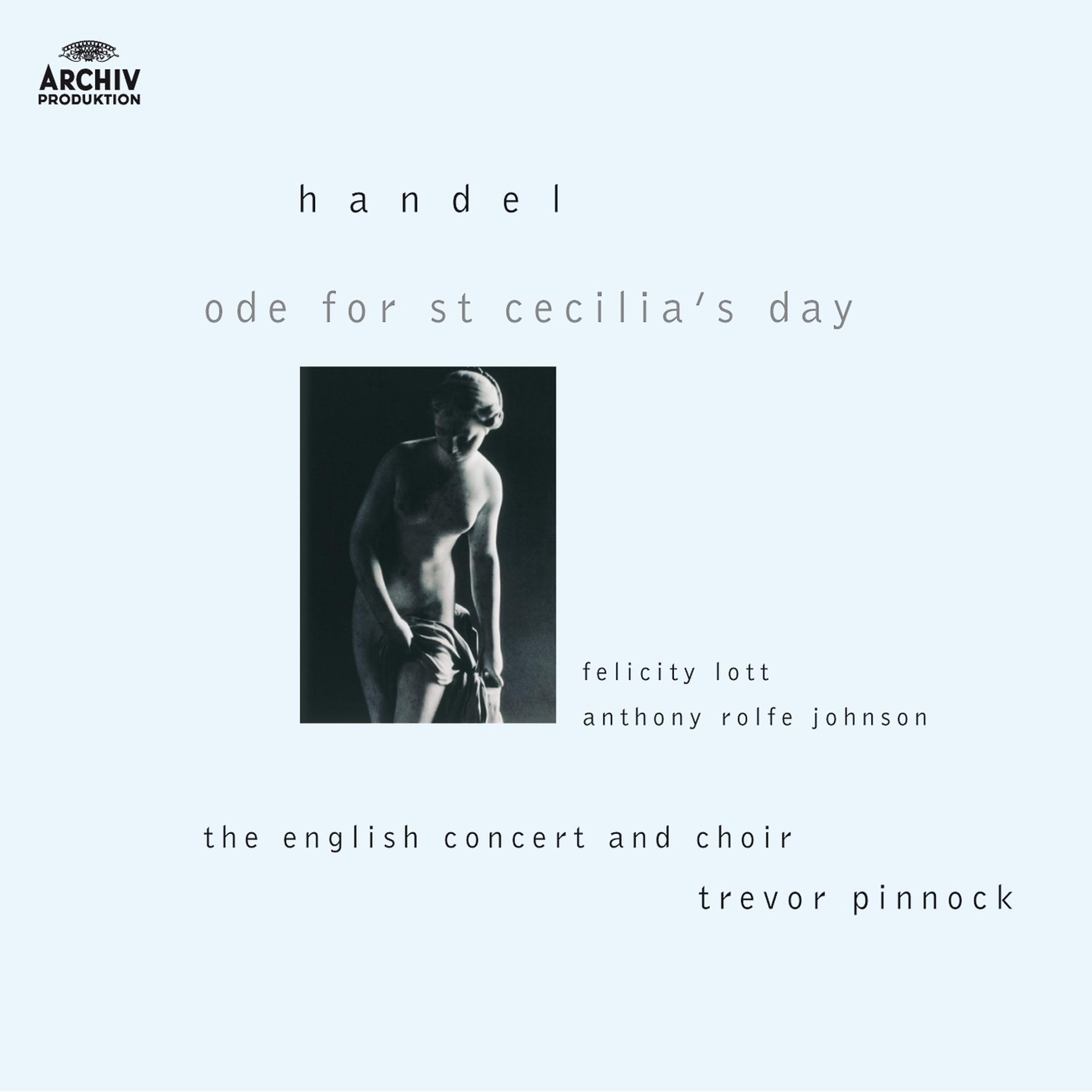 Постер альбома Handel: Ode for St. Cecilia's Day