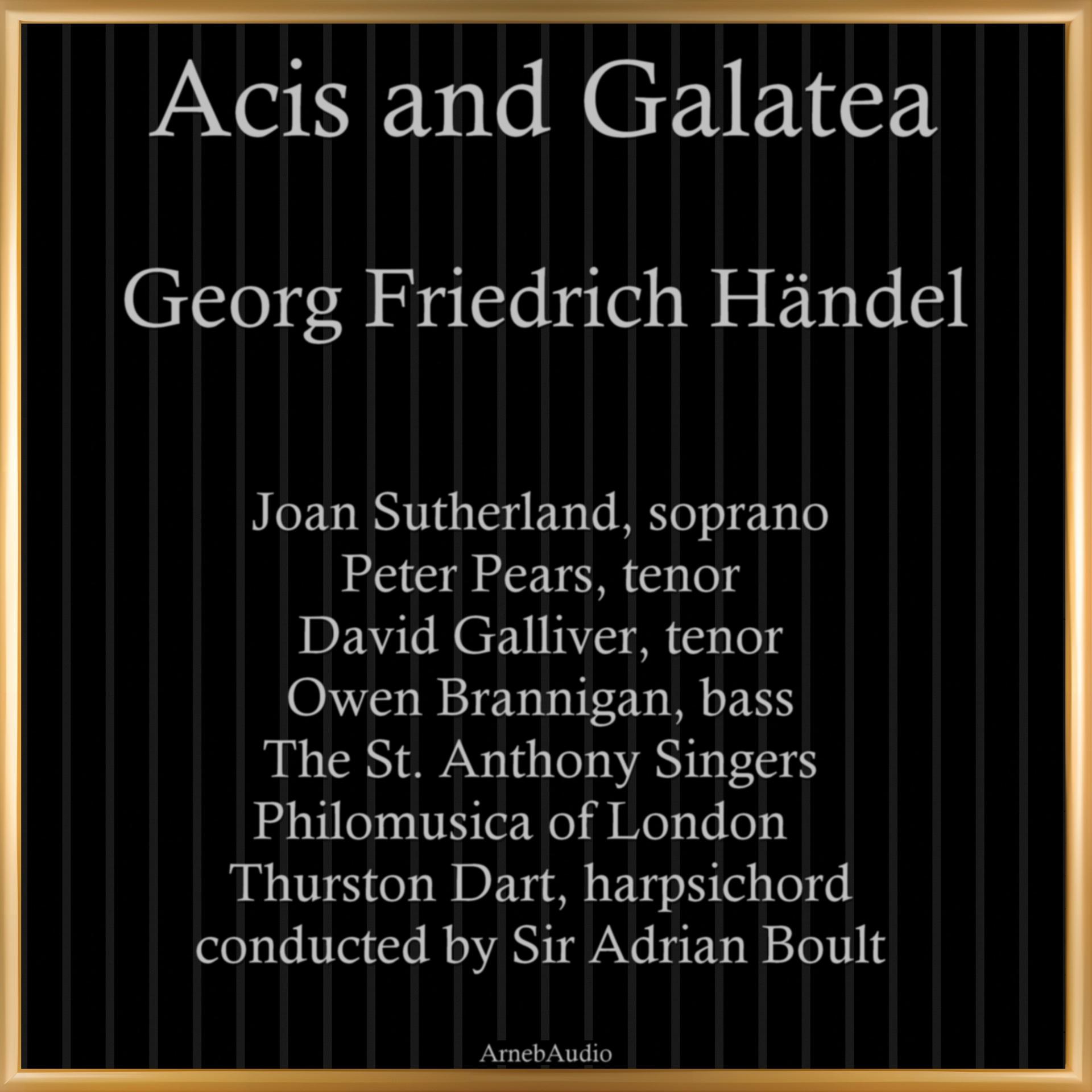 Постер альбома Georg Friedrich Händel: Acis and Galatea