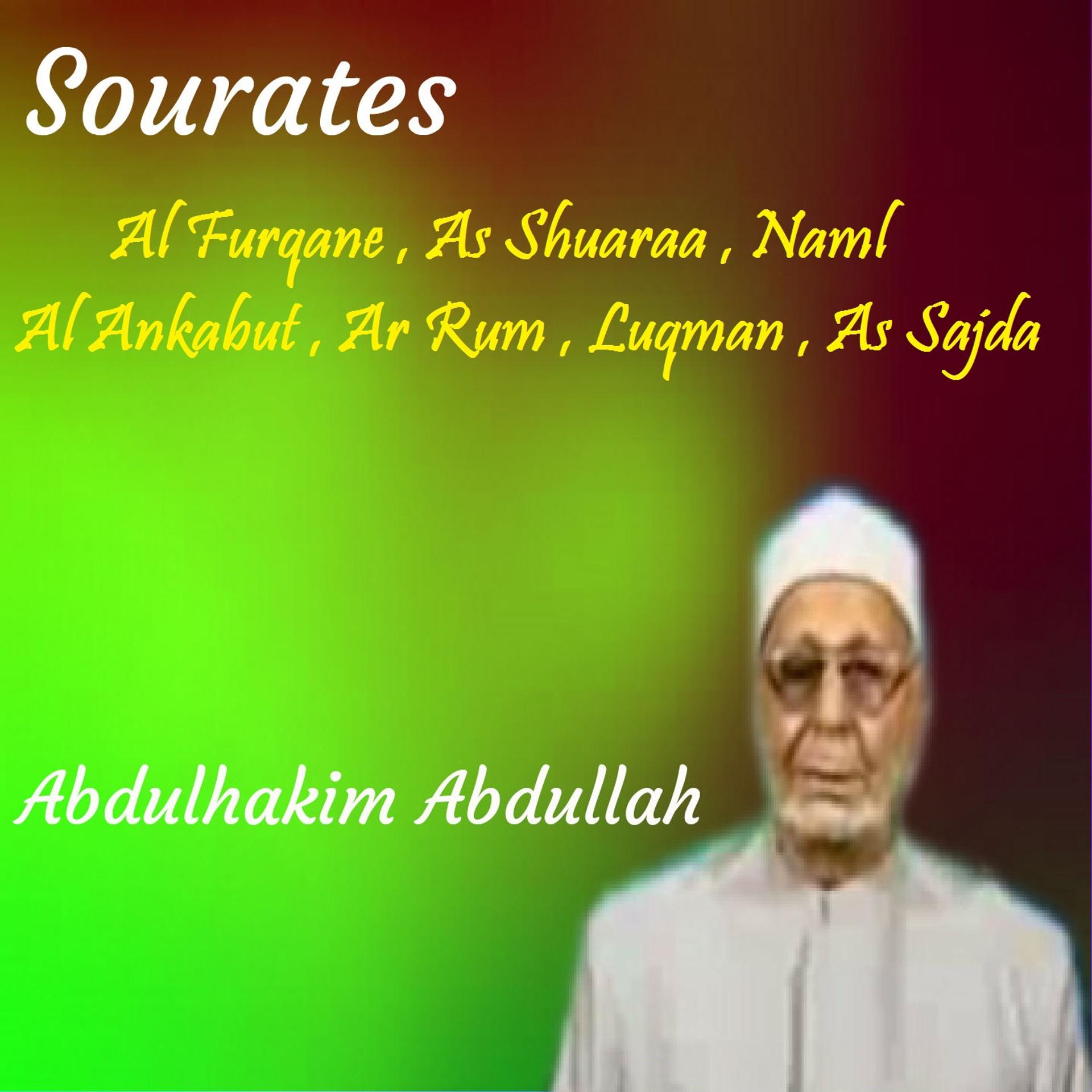 Постер альбома Sourates Al Furqane , As Shuaraa , Naml , Al Ankabut , Ar Rum , Luqman , As Sajda