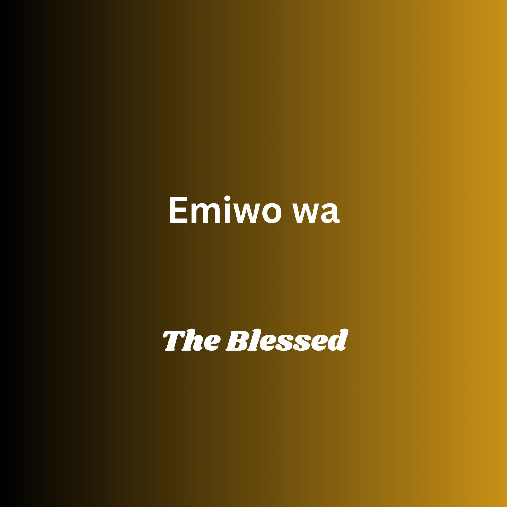 Постер альбома Emiwo Wa