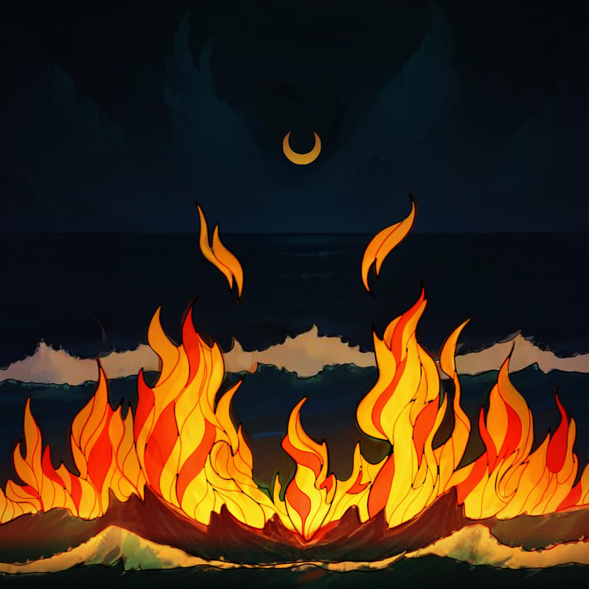 Постер альбома Там, где моря горят