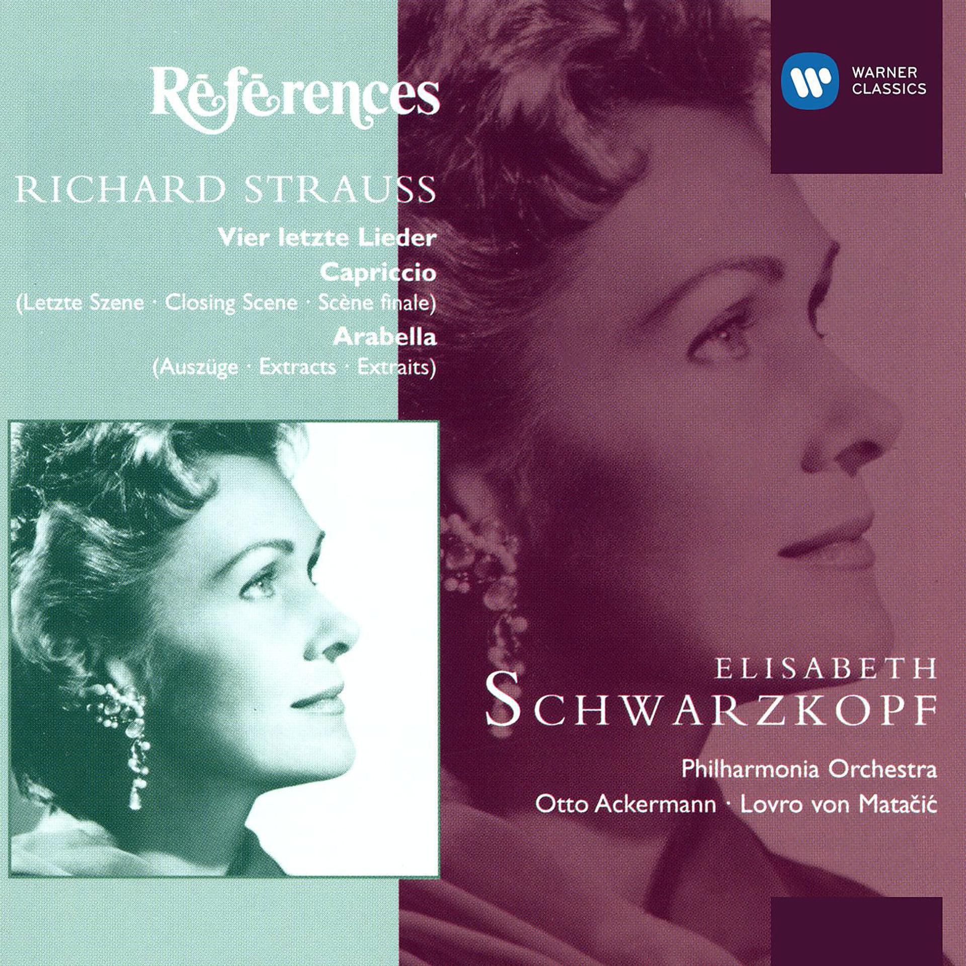 Постер альбома R.Strauss: Vier letzte Lieder - Capriccio - Arabella