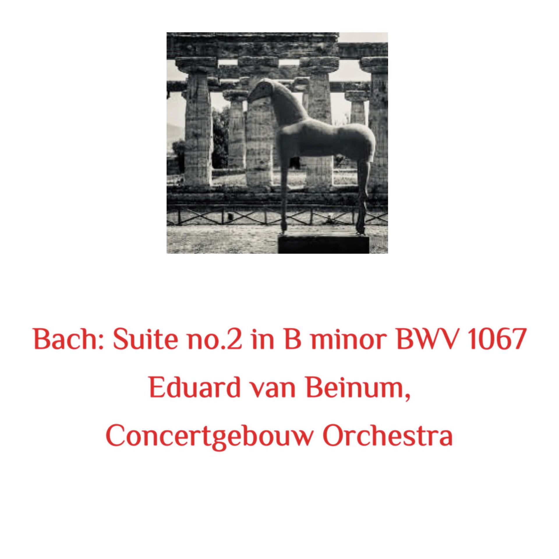 Постер альбома Bach: Suite No.2 in B Minor BWV 1067