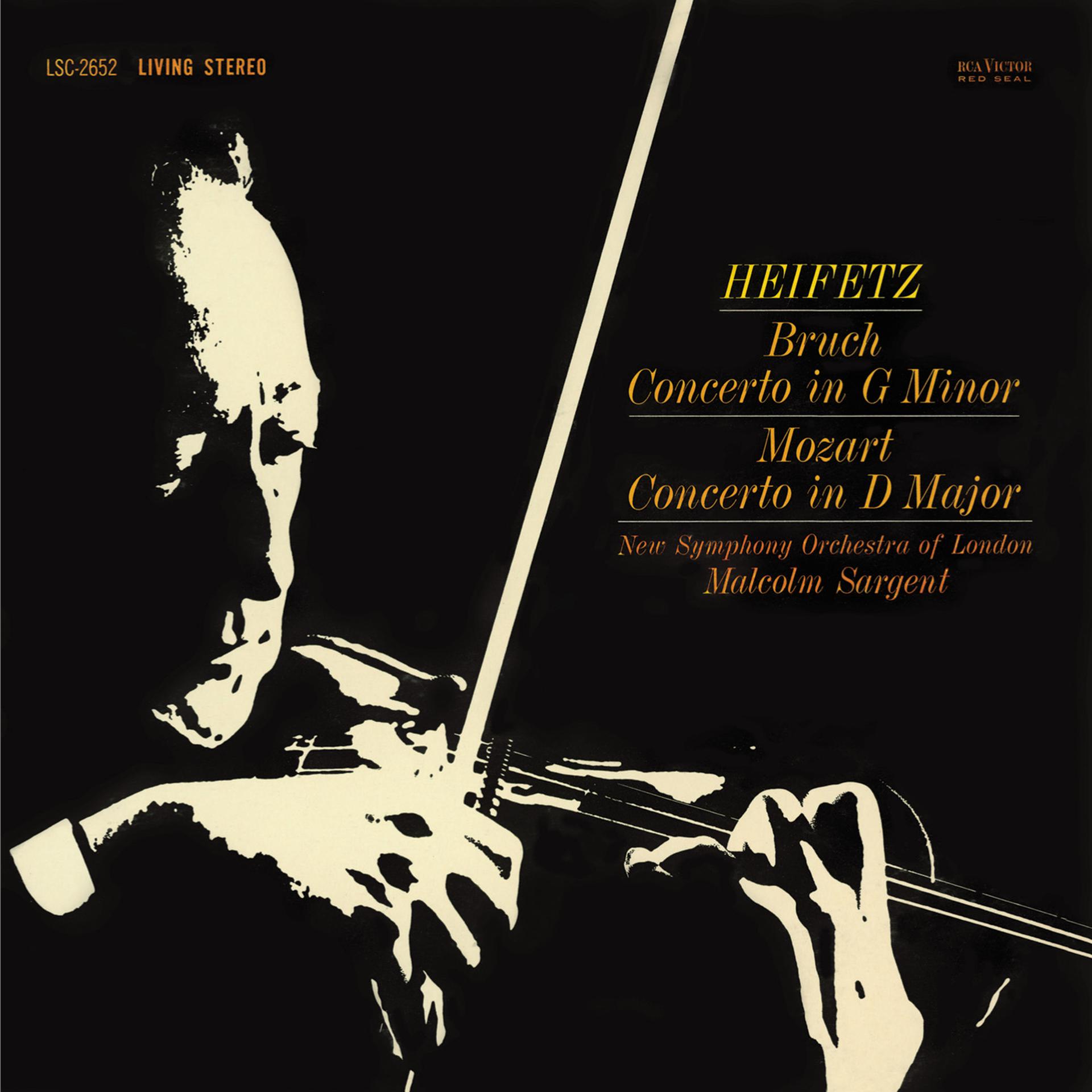 Постер альбома Bruch: Violin Concerto No. 1 in G Minor, Op. 26 , Mozart: Violin Concerto No. 4, K.218, in D