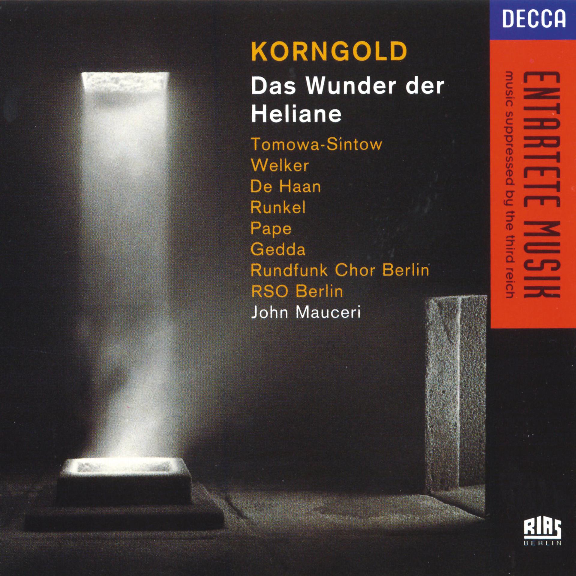 Постер альбома Korngold: Das Wunder der Heliane