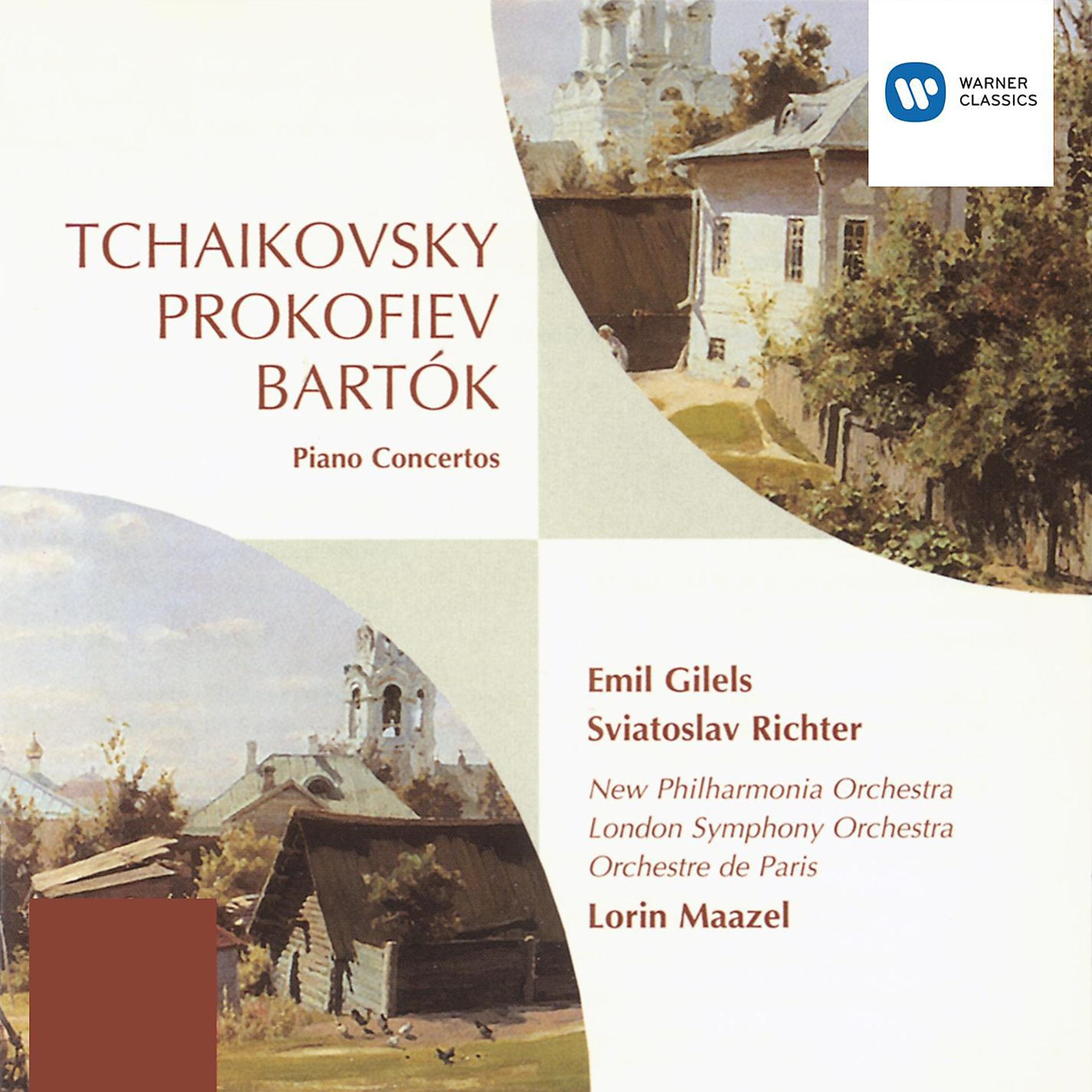 Постер альбома Bartók/Prokofiev/ Tchaikovsky Piano Concertos