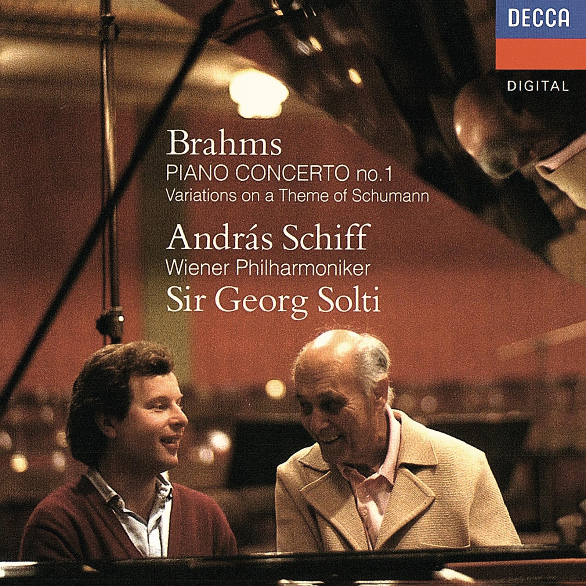 Постер альбома Brahms: Piano Concerto No. 1; Variations on a Theme by Schumann