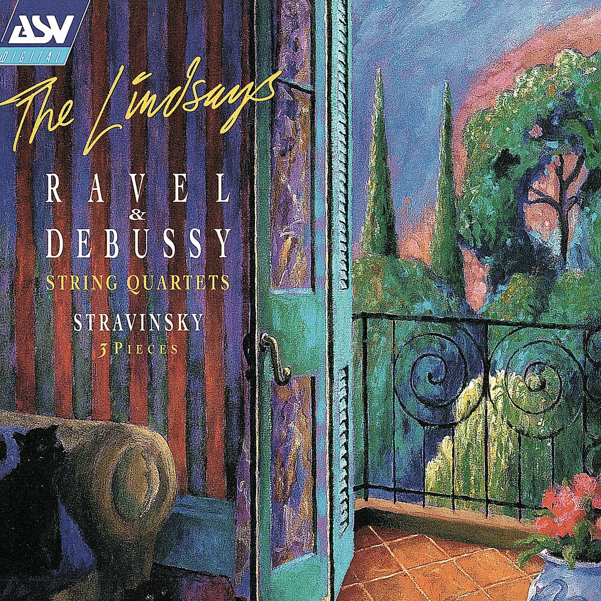 Постер альбома Debussy & Ravel: String Quartets; Stravinsky: 3 Pieces for String Quartet