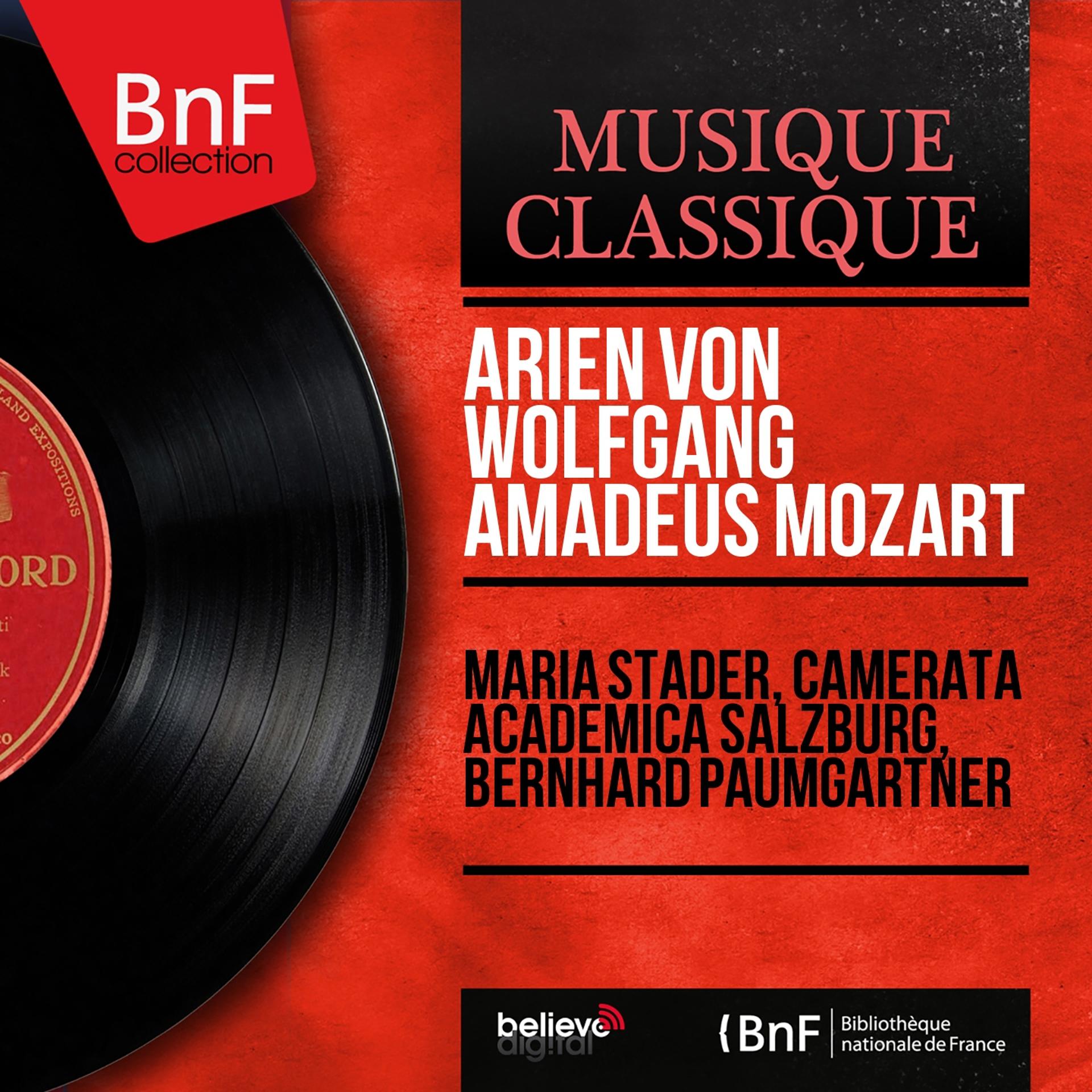 Постер альбома Arien von Wolfgang Amadeus Mozart (Mono Version)