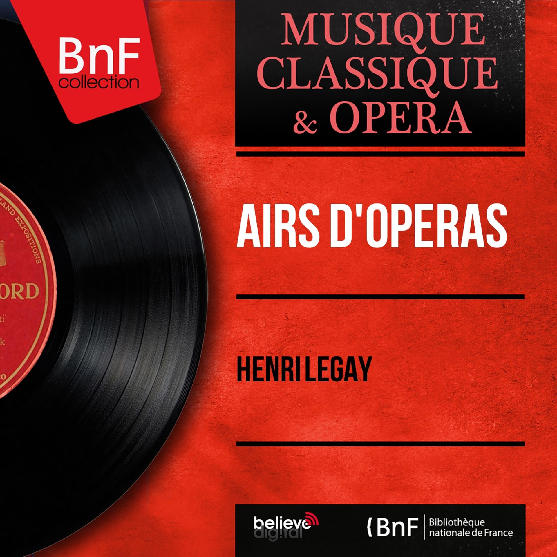 Постер альбома Airs d'opéras (Mono Version)