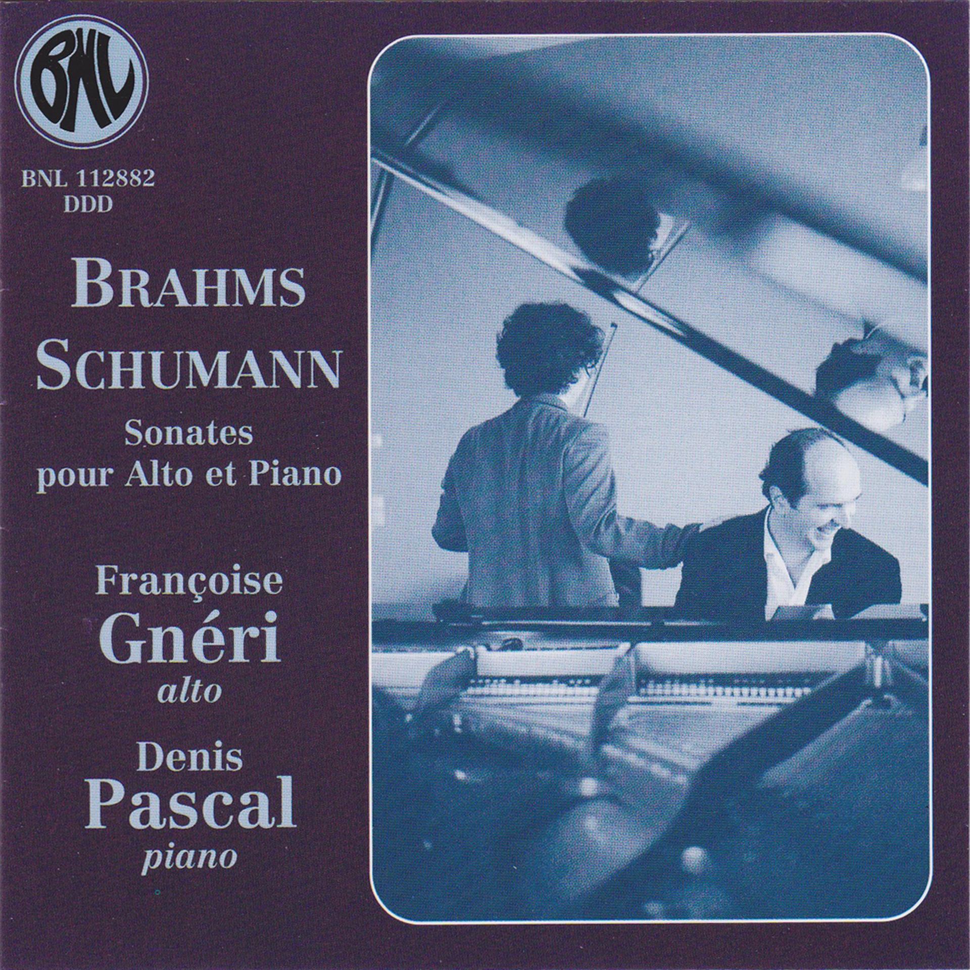 Постер альбома Sonates pour alto et piano