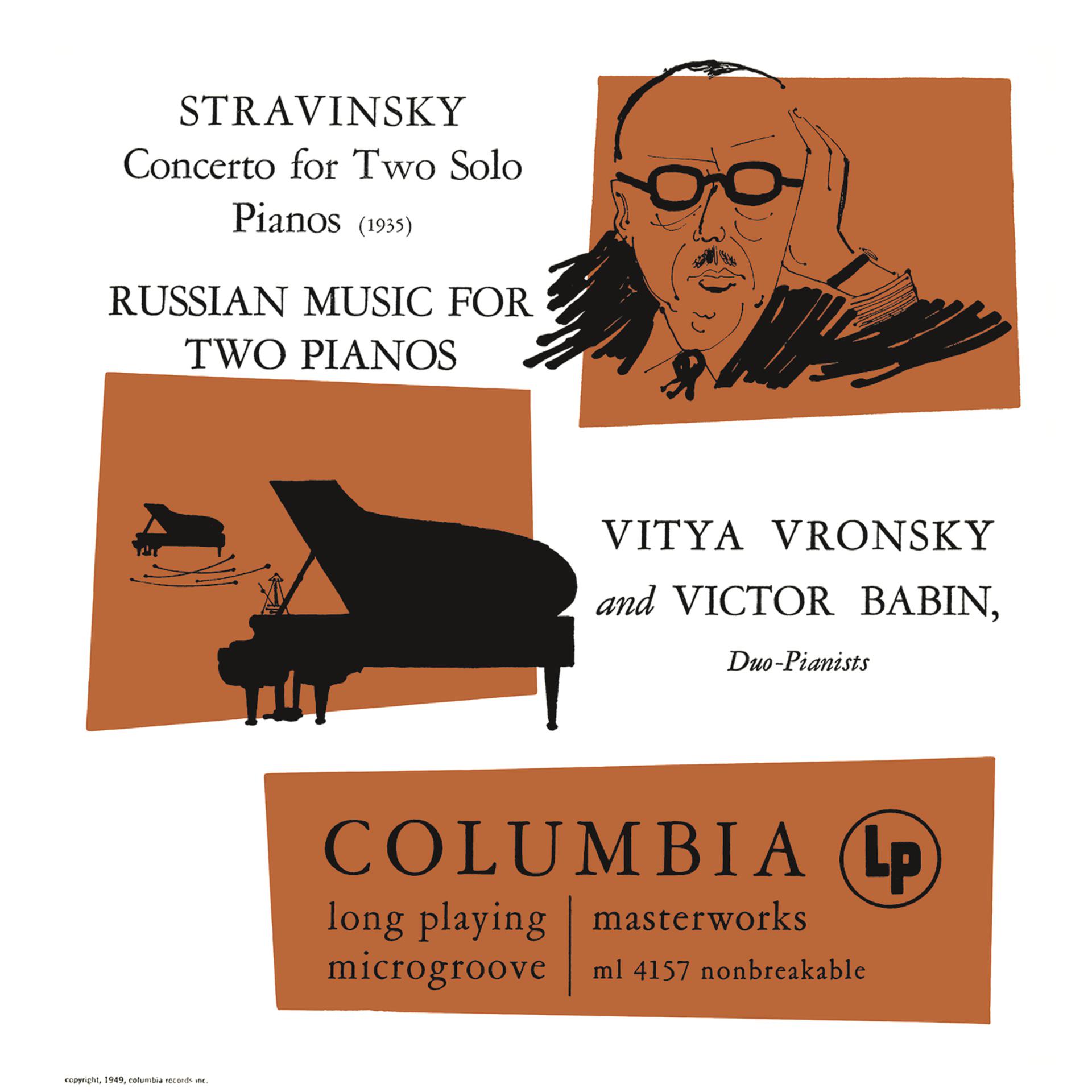 Постер альбома Stravinsky: Concerto for Two Solo Pianos - Russian Music for Two Pianos