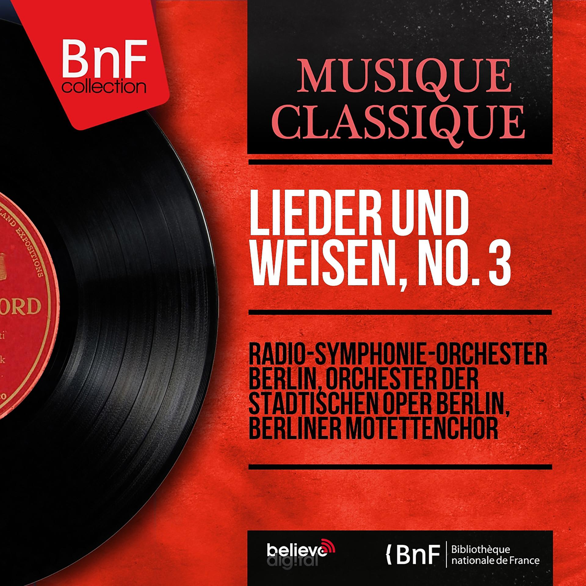 Постер альбома Lieder und Weisen, No. 3 (Mono Version)