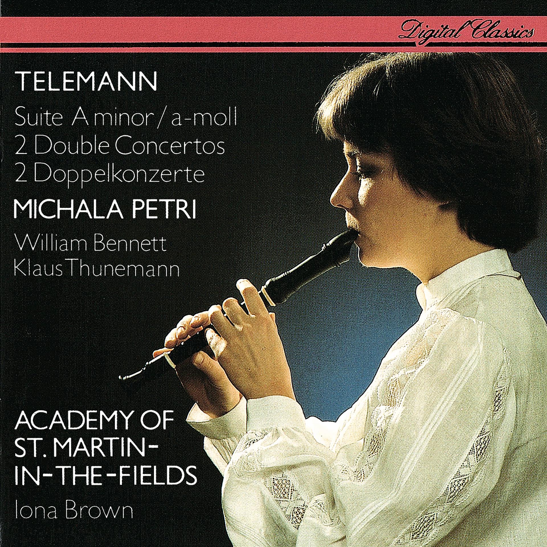 Постер альбома Telemann: Recorder Suite; 2 Double Concertos