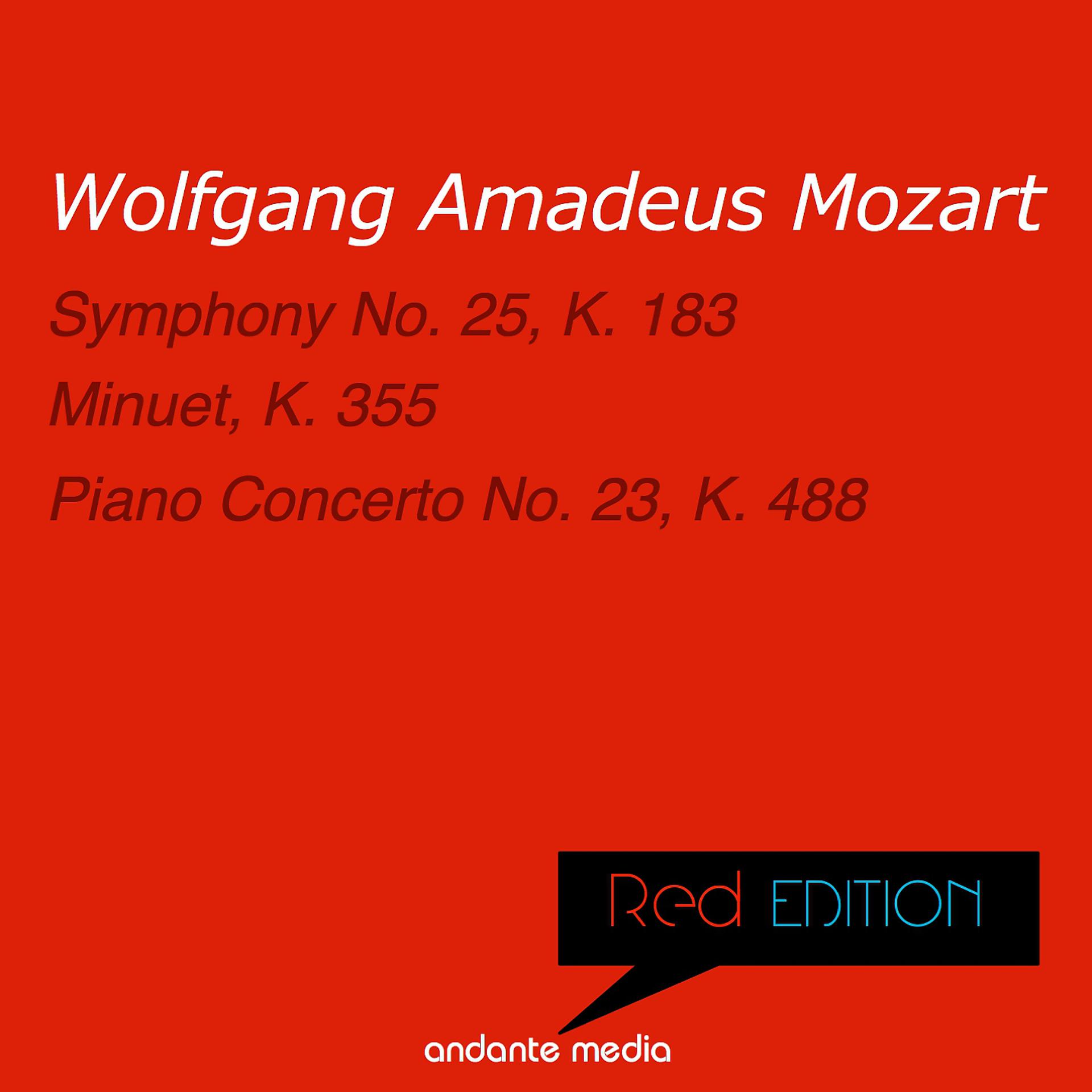 Постер альбома Red Edition - Mozart: Symphony No. 25, K. 183 & Piano Concerto No. 23, K. 488