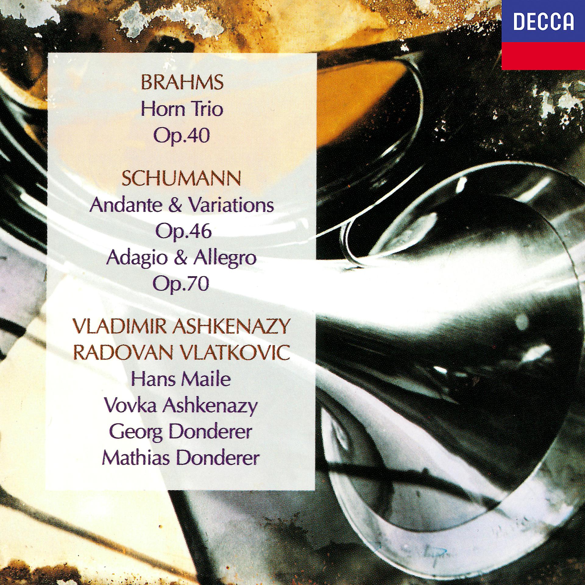 Постер альбома Brahms: Horn Trio / Schumann: Andante & Variations; Adagio & Allegro