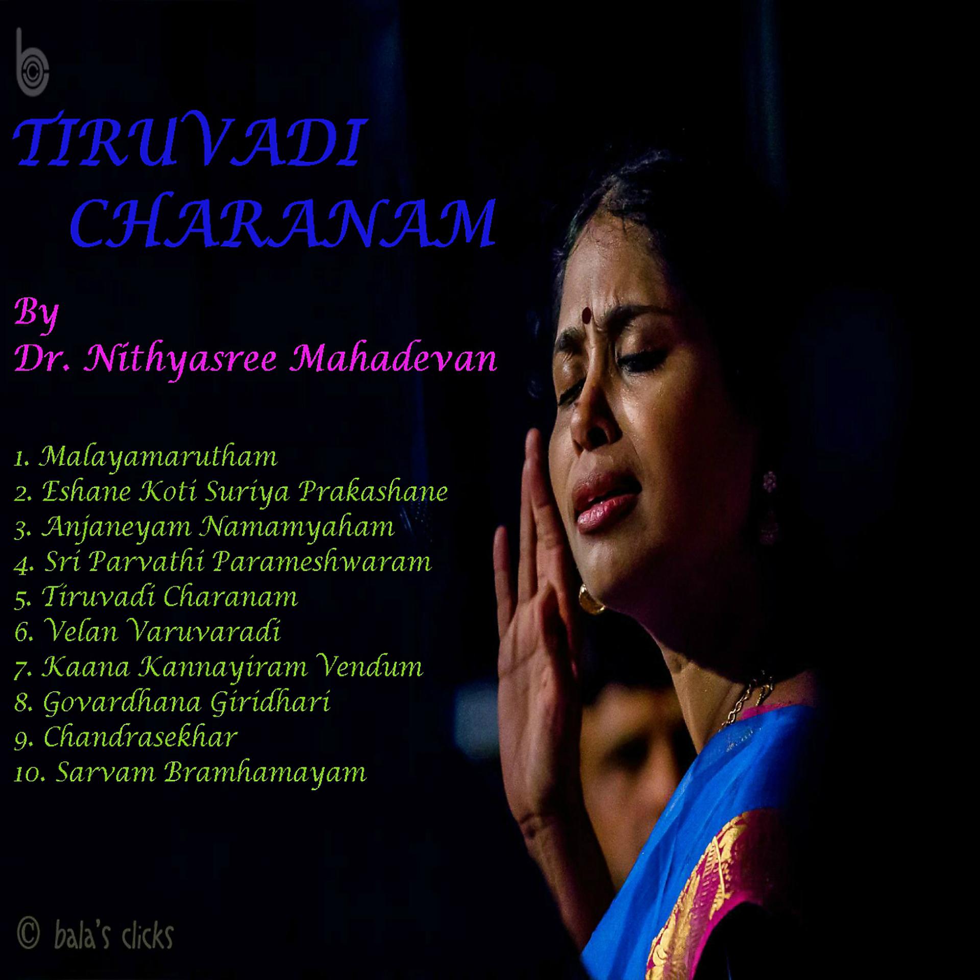 Постер альбома Tiruvadi Charanam: Dr. Nithyasree Mahadevan