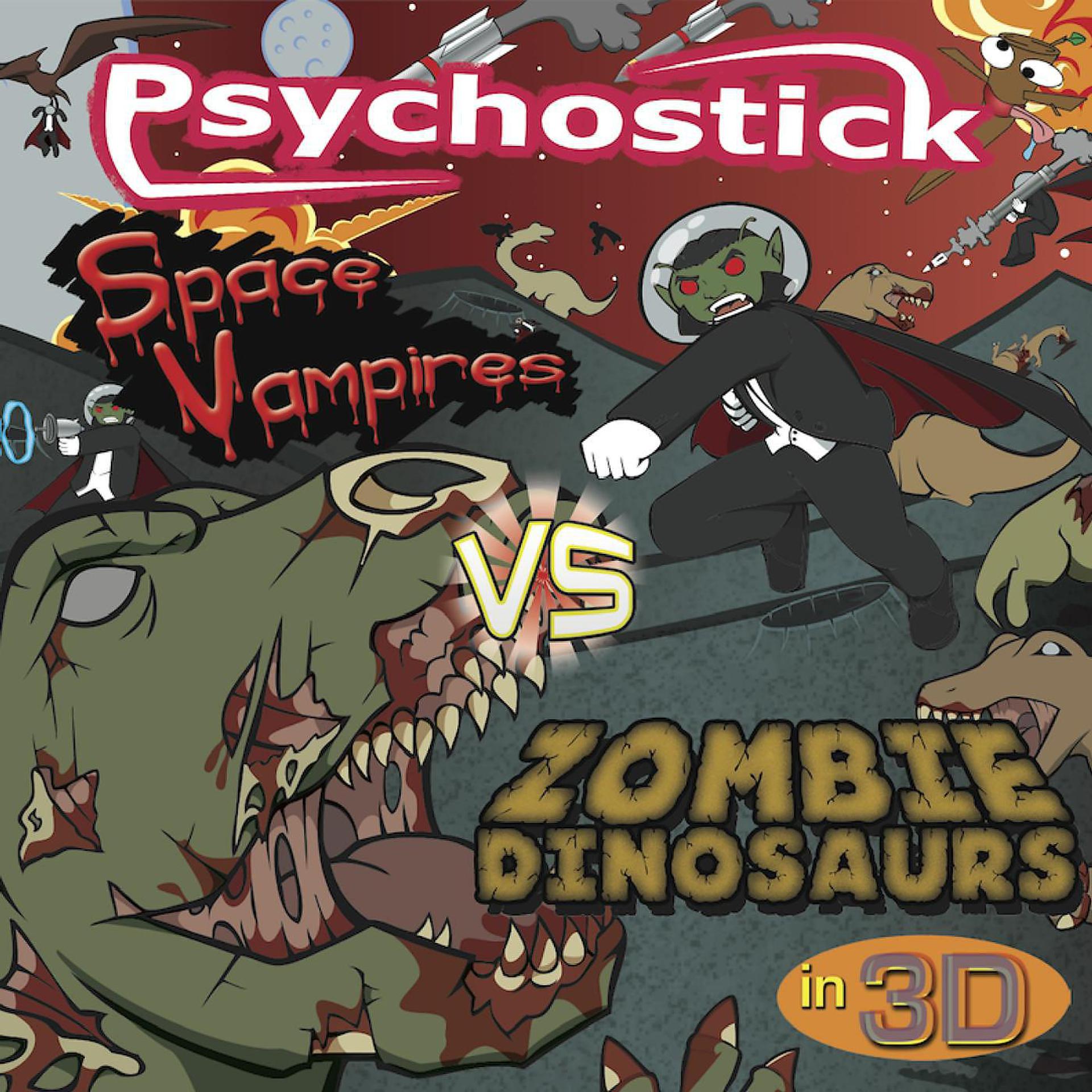 Постер альбома Space Vampires vs Zombie Dinosaurs in 3D