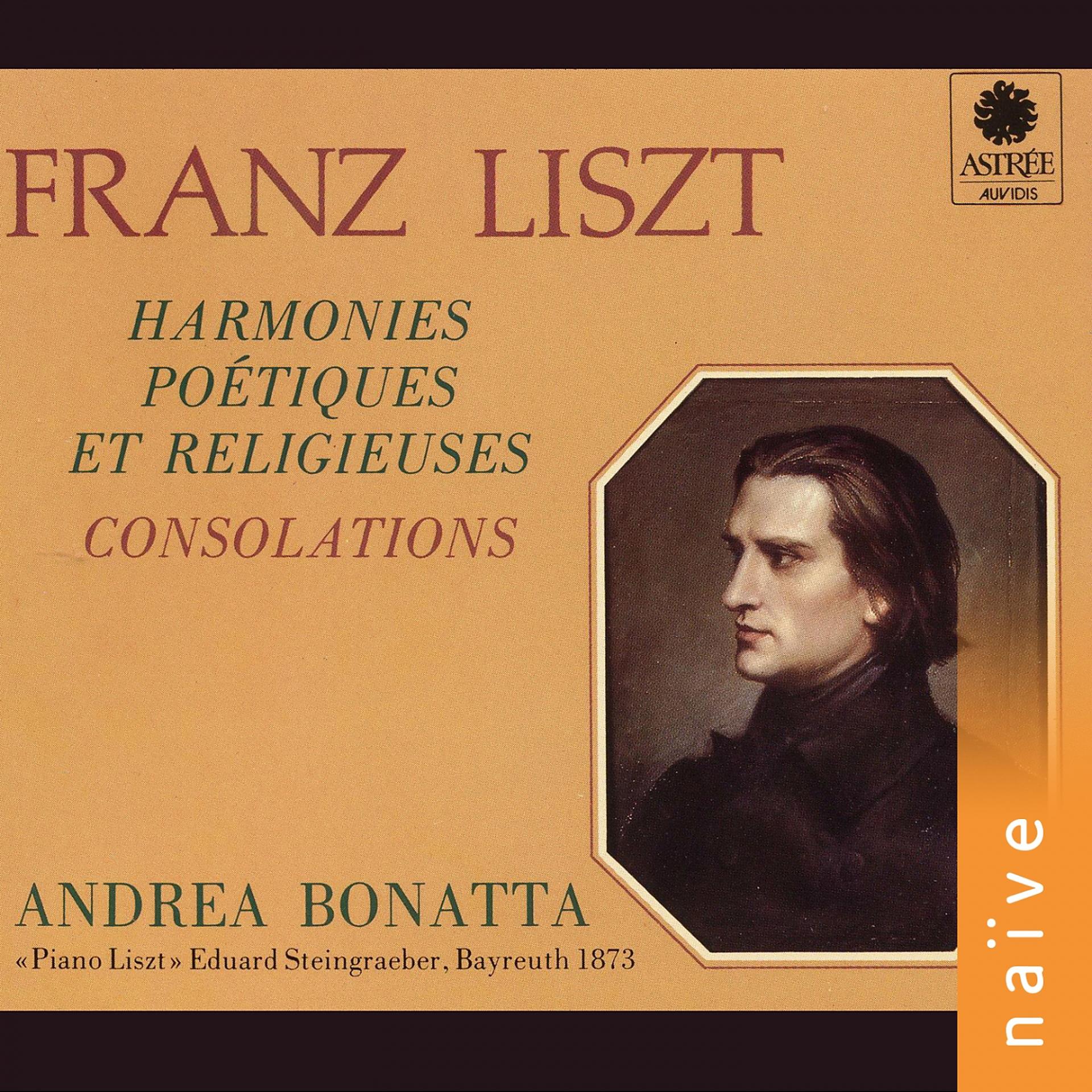 Постер альбома Liszt: Harmonies poétiques et religieuses & consolations